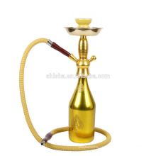 moda dourada garrafa de vinho hookah shisha